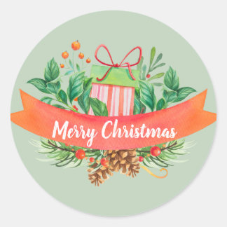 Joyeux stickers de Noël & étiquettes