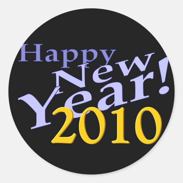 Joyeux Stickers du Nouvel An (Devant)