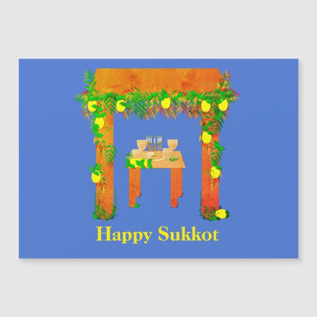 Joyeux Sukkot, Personnalisé (Devant)