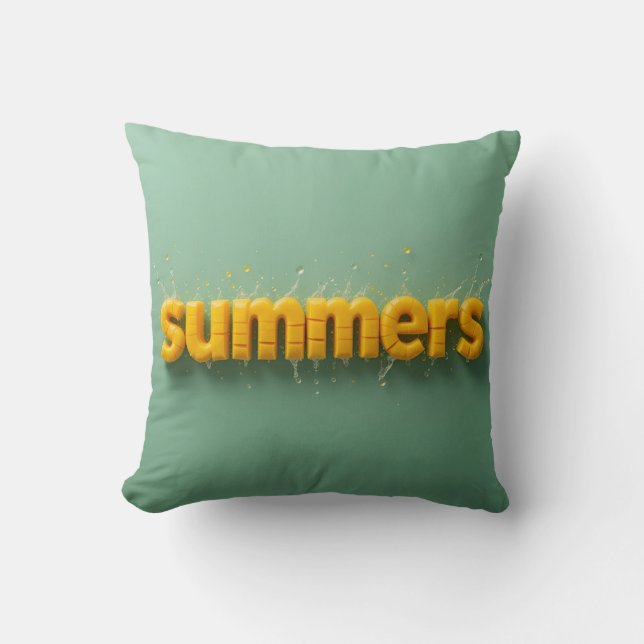 Joyeux Summers Mango Coussin pour Sunny Vibes (Recto)