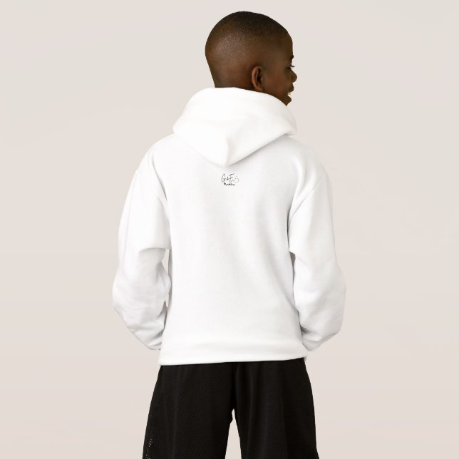 "Joyeux Sweat - shirt à capuche lapin de Pâques lo (Dos entier)