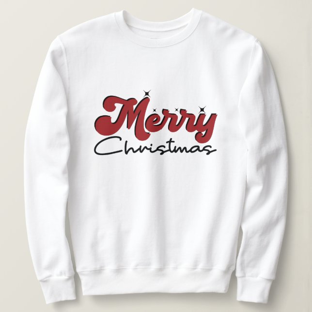 Joyeux sweatshirt de Noël (Design devant)