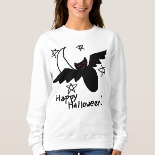 Joyeux Sweatshirt Halloween chauve et lune