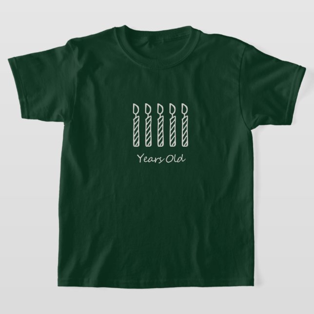 Joyeux T-shirt 5e anniversaire (Poser)