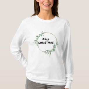 Joyeux T-shirt à manches longues de Noël