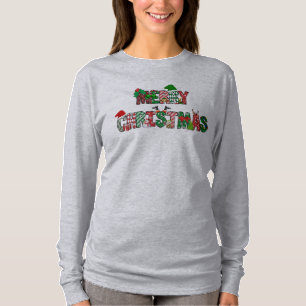 Joyeux T-shirt à manches longues Noël