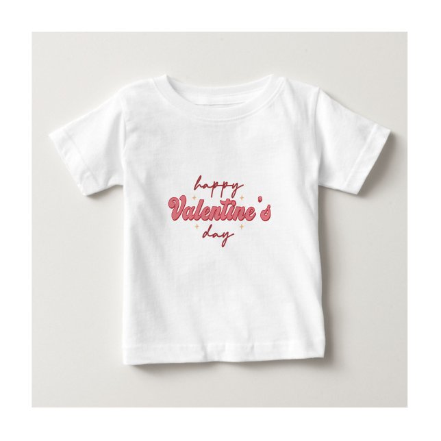 Joyeux T-shirt blanc de la Saint-Valentin (happy valentine day white t shirt)