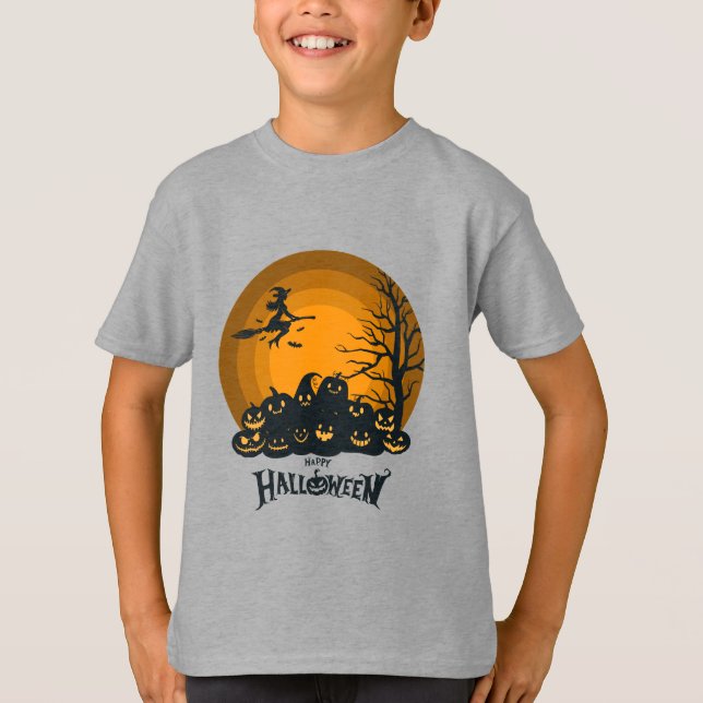 Joyeux T-shirt costume Halloween (Devant)