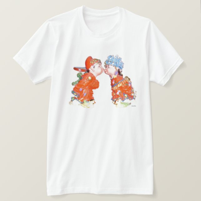 Joyeux T-shirt couple marié (Design devant)