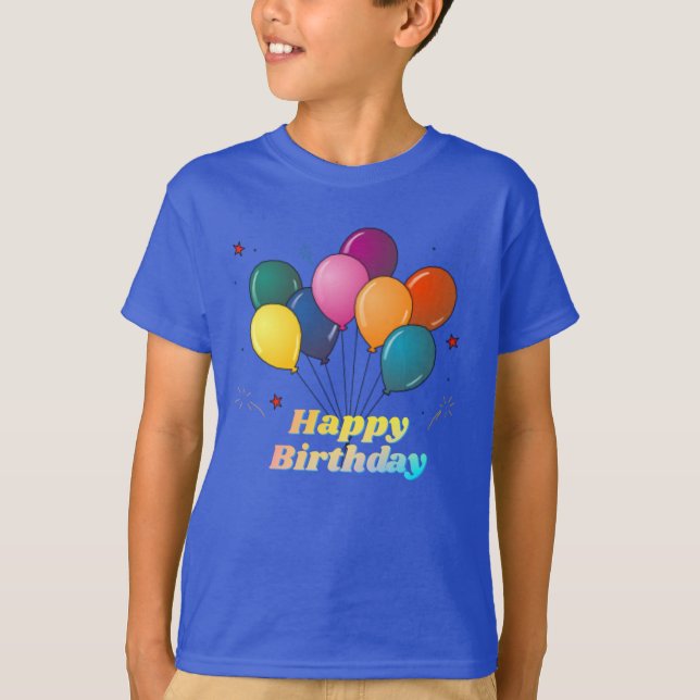 Joyeux T-shirt de célébration d'anniversaire (Devant)