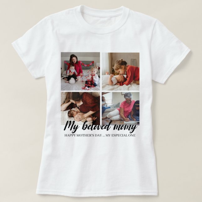 Joyeux T-shirt de la Fête des Mères pour maman (Design devant)