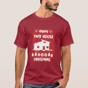 Joyeux T-shirt de Noël dans une petite maison