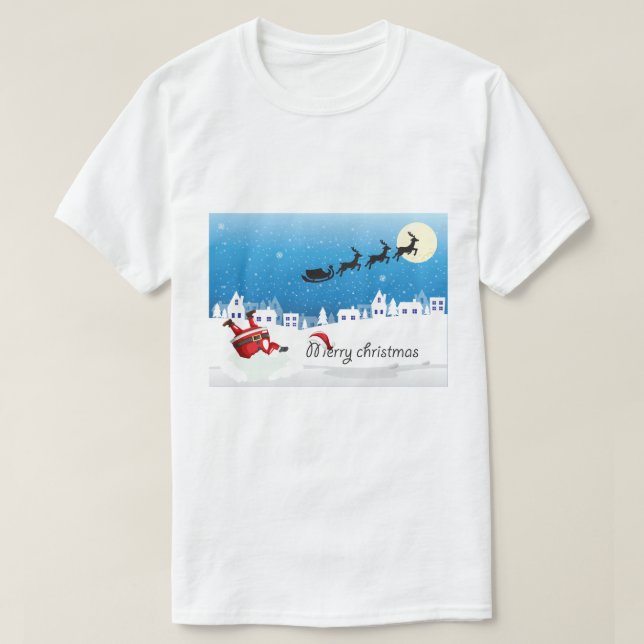 joyeux t-shirt de Noël pour homme (Design devant)