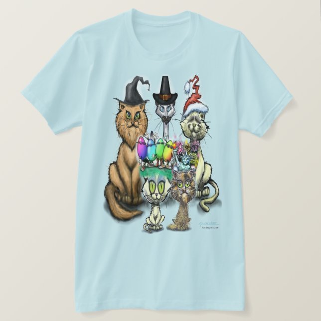 Joyeux T-shirt des Fêtes (Design devant)
