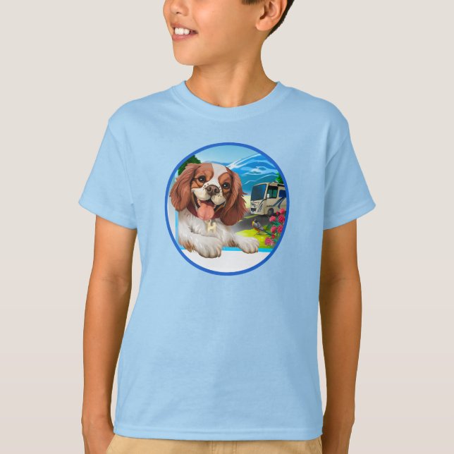 Joyeux T-shirt enfant chiot (Devant)