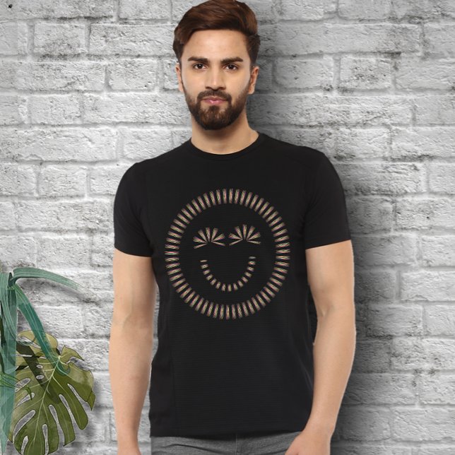 Joyeux T-shirt face sourire (Créateur téléchargé)