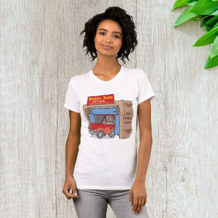 Joyeux T-shirt femme auto de lavage de voiture