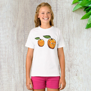 Joyeux T-shirt filles d'abricot