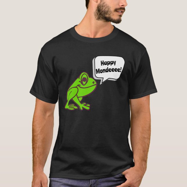 Joyeux T-shirt Frog lundi (Devant)