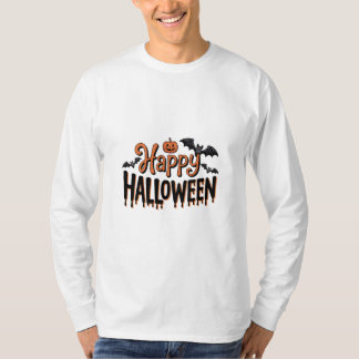 Joyeux T-shirt Halloween avec Citrouille
