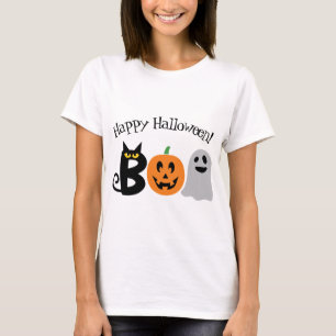 Joyeux T-shirt Halloween Boo