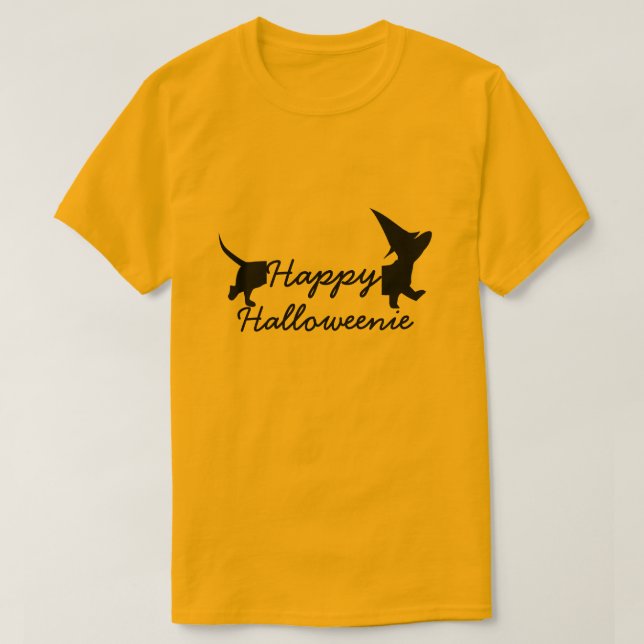 Joyeux T-shirt Halloweenie (Design devant)