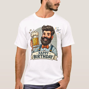 Joyeux T-shirt masculin d'anniversaire