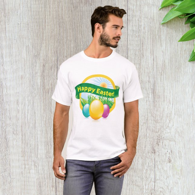 Joyeux T-shirt Mens OEufs de Pâques (Créateur téléchargé)