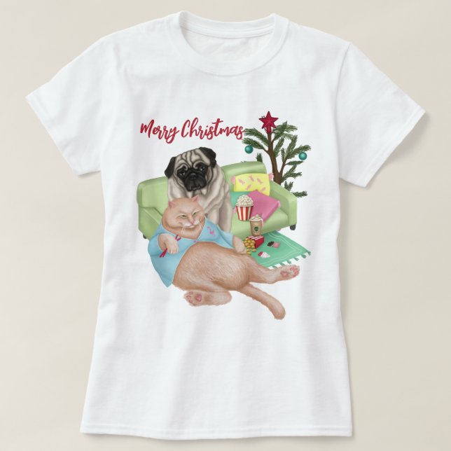 Joyeux T-shirt Noël (Design devant)
