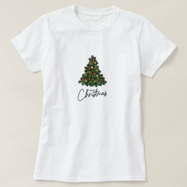 joyeux t-shirt noël (Design devant)