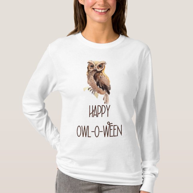Joyeux T-shirt Owl-O-Ween (Devant)