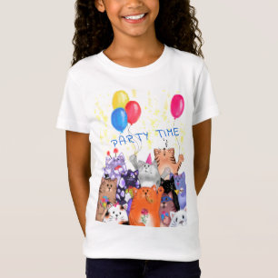 Joyeux T-Shirt Party de chats