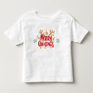 Joyeux T-shirt Reindeer Antlers pour enfants