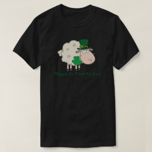 Joyeux T-shirt Saint Patrick's Day Sheep Clover