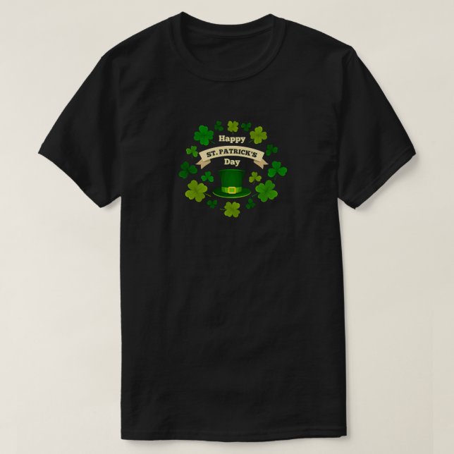 Joyeux T-shirt St. Patrick's Day (Design devant)