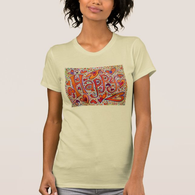Joyeux T-shirt Word Art (Devant)