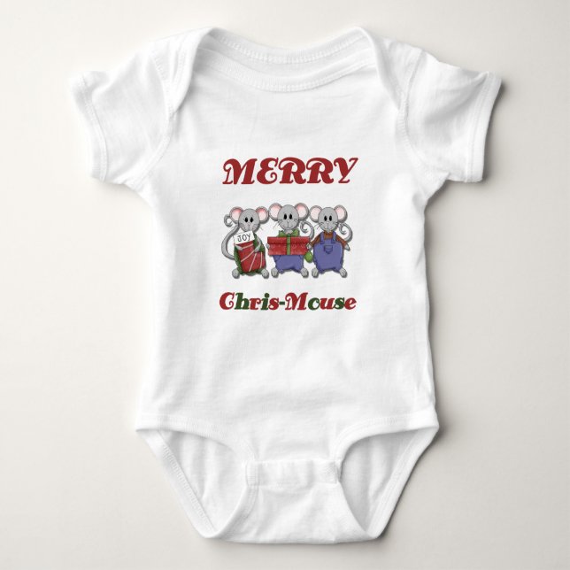 Joyeux T-shirts et cadeaux Chris-Mouse (Devant)
