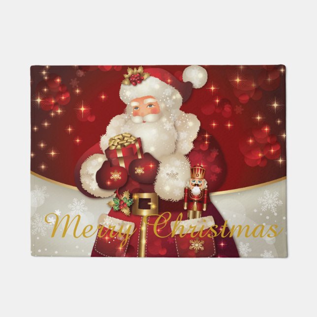 Joyeux tapis Père Noël de Noël (Devant)