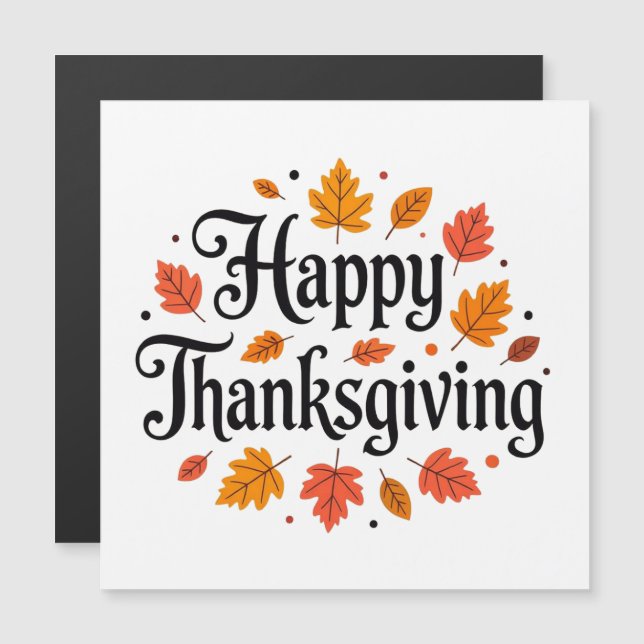 Joyeux Thanksgiving (Devant / Derrière)