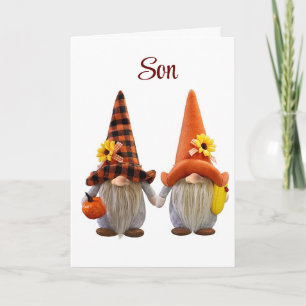 *JOYEUX THANKSGVING* *FILS*  Carte de vacances