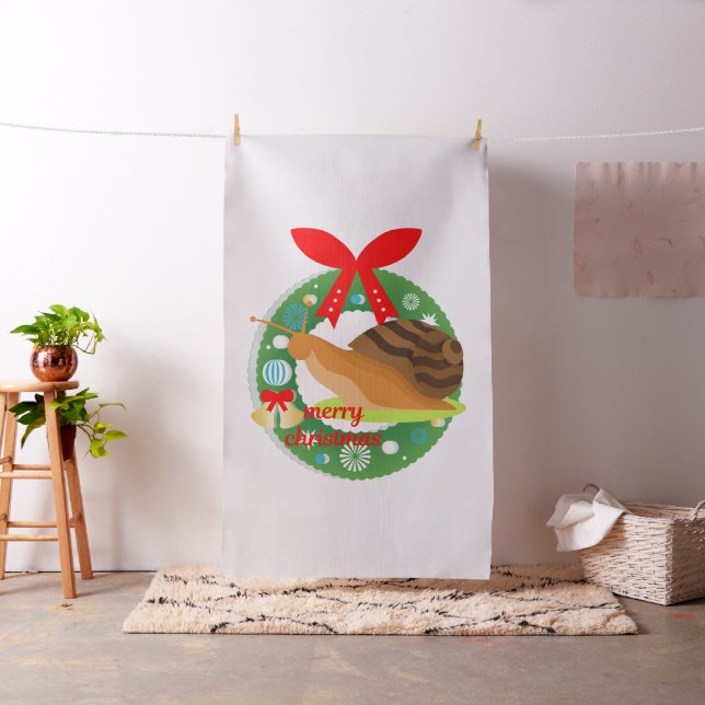 joyeux tissu d'escargot de noël (In Situ)