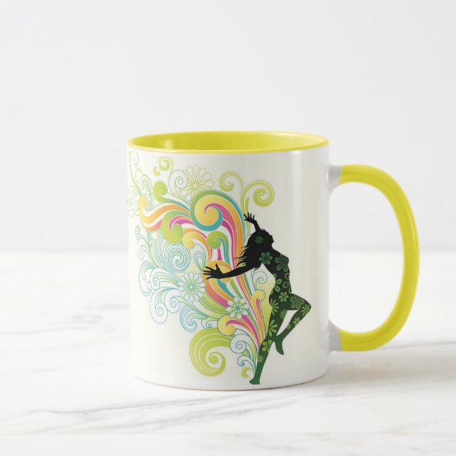 Joyeux tourbillon Mug (Droite)