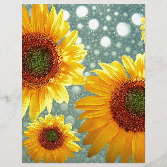 Joyeux tournesols mousseux (Devant)