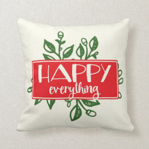 Joyeux tout   Oreiller à lancer de vacances