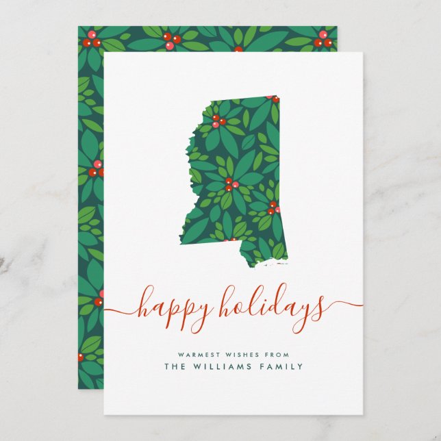 JOYEUX VACANCES Chaleureuses Du Missouri (Devant / Derrière)