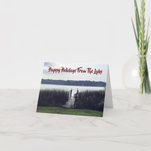 JOYEUX VACANCES **DE LA CARTE DU LAC*** (Devant)