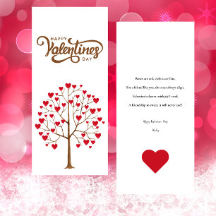 Joyeux Valentines Journée À Un Ami Carte Plat