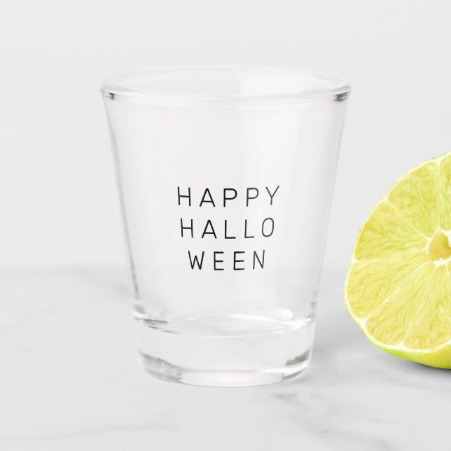 Joyeux verre de prise d'alloween (Devant)