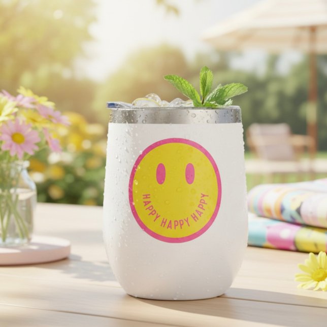 Joyeux Vin Thermal Tumbler (Créateur téléchargé)