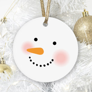 Joyeux visage de Snowman